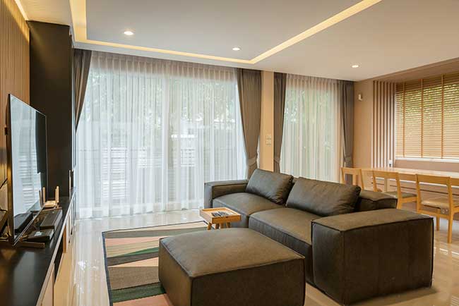 Rèm vài đẹp nhà phố Vạn Phúc Thủ Đức