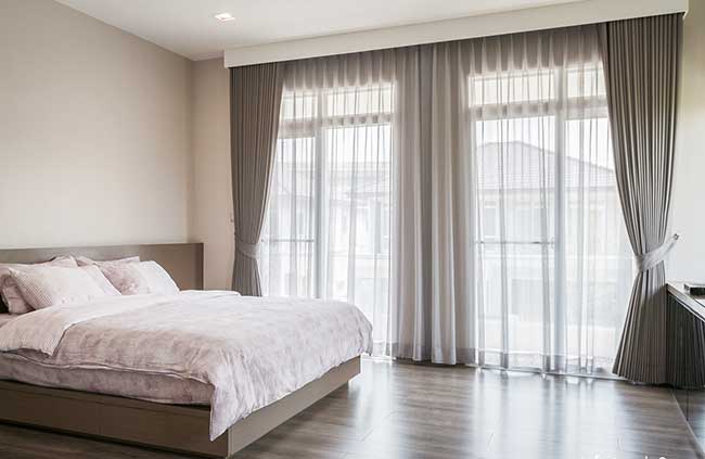 Màn cửa phòng ngủ chống nắng Quận 12