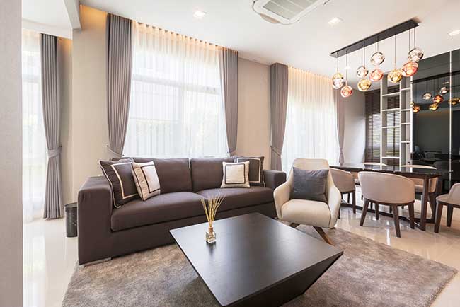 Rèm cửa phòng khách Quận Bình Thạnh
