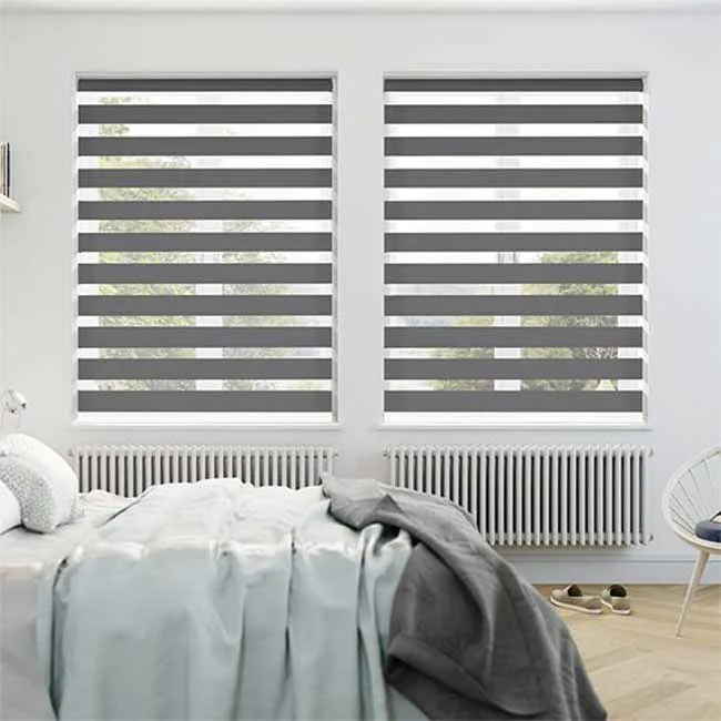 Rèm cầu vồng cản sáng cho phòng ngủ hiện đại