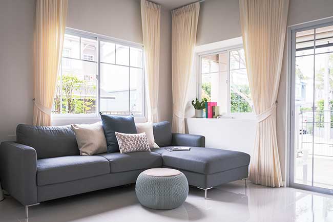Màn vải phòng khách quận 12 giá rẻ