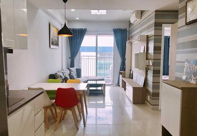 Rèm vải quận Tân Bình chung cư Orchard