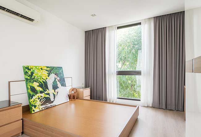 Rèm cửa phòng ngủ quận Tân Phú hiện đại