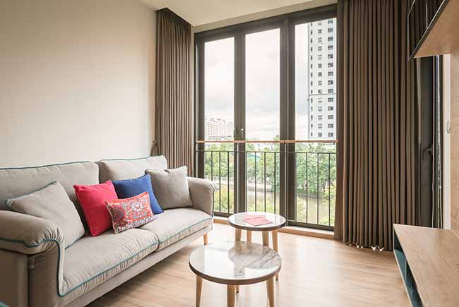 rèm căn hộ chung cư giá rẻ