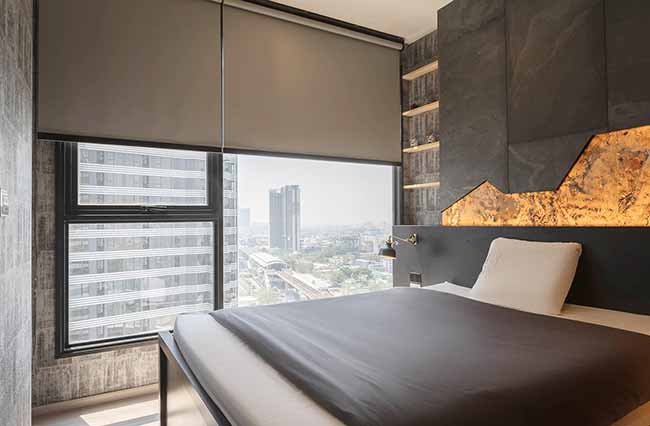 rèm cuốn chống nắng chung cư