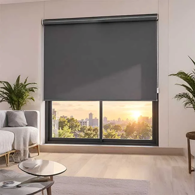 Rèm Cuốn Chống Nắng Cho Cửa Sổ Kính Hướng Tây
