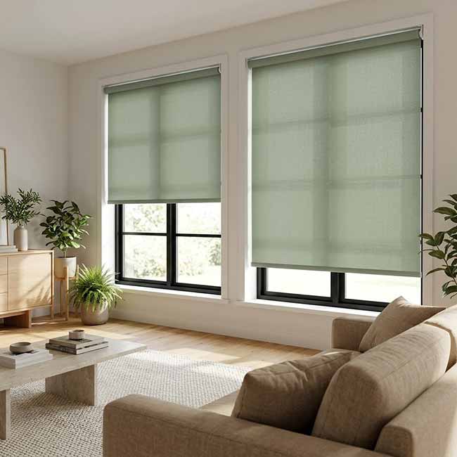 Rèm Cuốn Điều Tiết Ánh Sáng Cho Phòng Khách