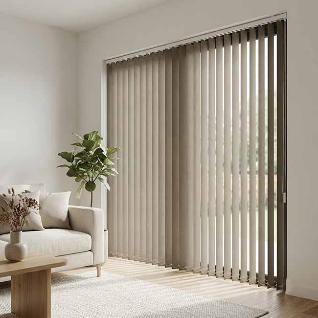 Rèm Lá Dọc Cửa Sổ Chống Nắng Cản Sáng Giá Rẻ