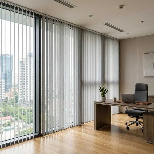 Rèm Lá Dọc Văn Phòng Chống Nắng Cản Sáng Cao Cấp