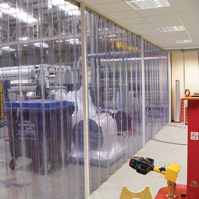 Rèm ngăn tĩnh điện nhà máy sản xuất