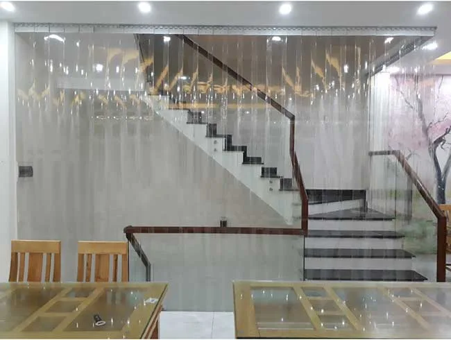 Rèm ngăn lạnh PVC quán ăn