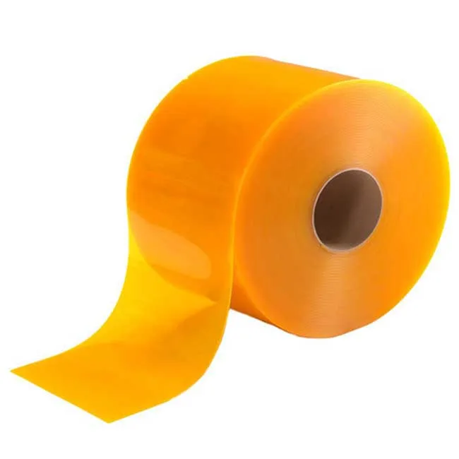 Cuộn nhựa PVC vàng trong