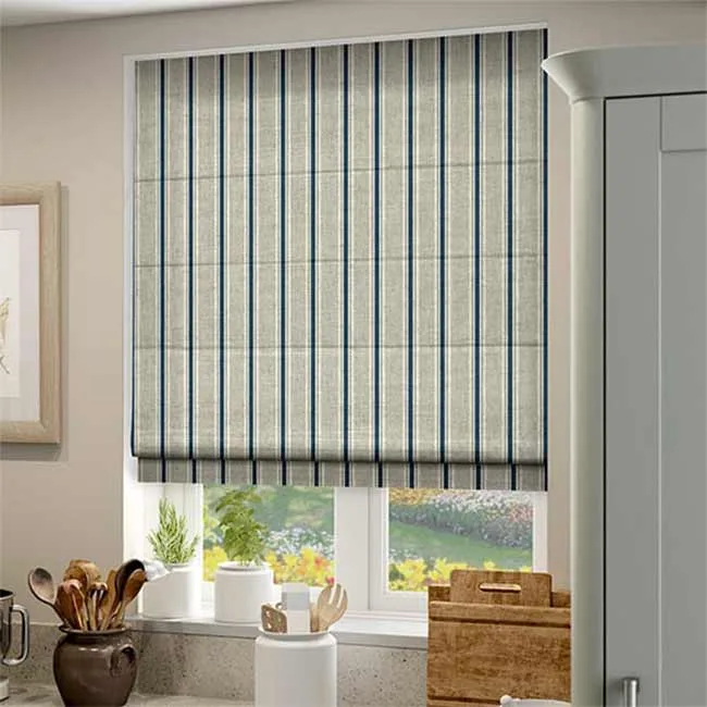 Rèm roman 2 lớp sọc dọc cao cấp sang trọng hcm