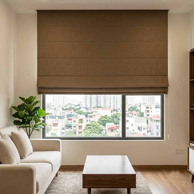 Rèm Roman Chống Nắng Cản Nhiệt Cho Cửa Sổ