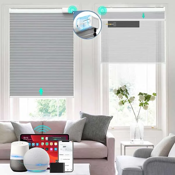 Rèm tổ ong hệ tự động – Sự lựa chọn cho ngôi nhà thông minh