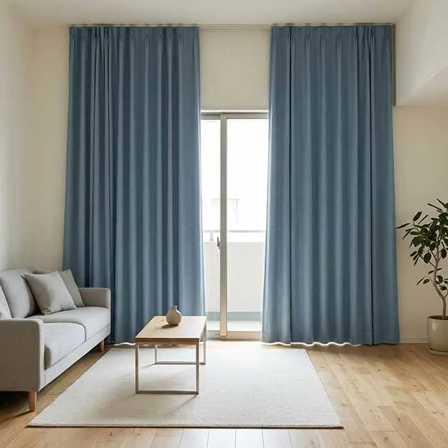 Rèm Vải 1 Lớp Cản Nắng Đơn Giản Hiện Đại