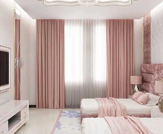 Rèm vải 2 lớp chống nắng cản sáng chất lượng