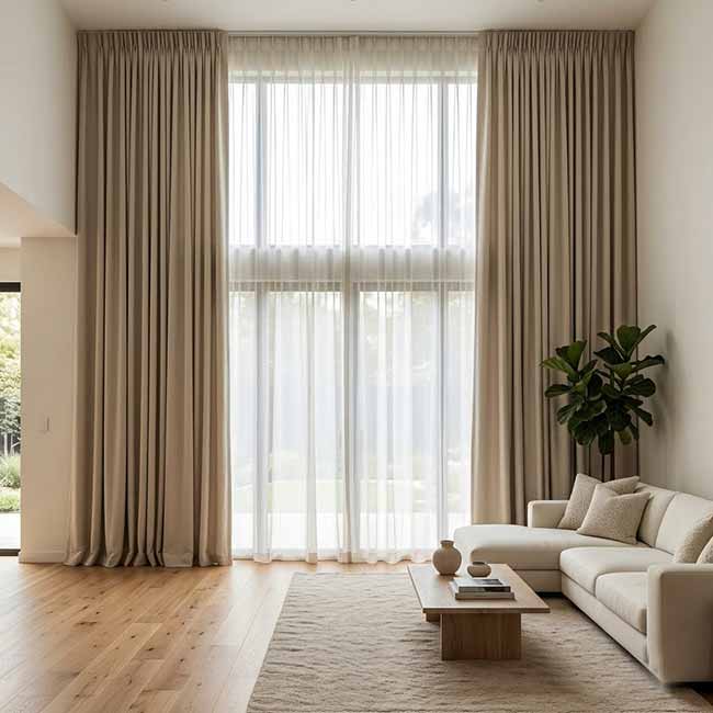 Rèm Vải Cao Cấp Sang Trọng Cho Không Gian Nội Thất