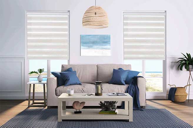 rèm cầu vồng cửa sổ hiện đại